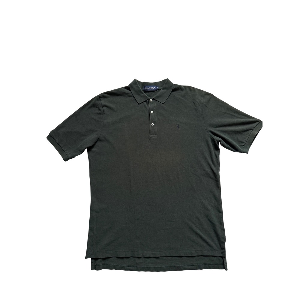 Polo Golf Ralph Lauren Mens XL Forest Green Short Sleeve Pique Polo Shirt Logo